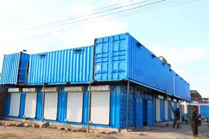 Shipping Container Stalls Mall Done at Thika - thumbnail 2