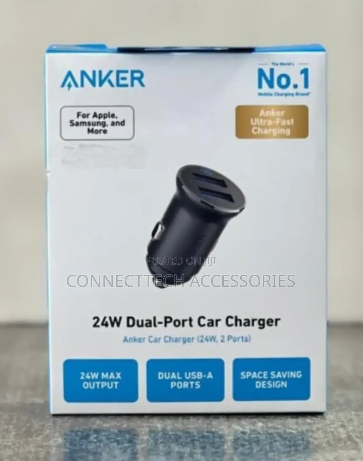 Anker 24W Dual-Port Car Charger
