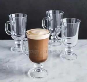*Thickened Glass Transparent Coffee Glass Cup*