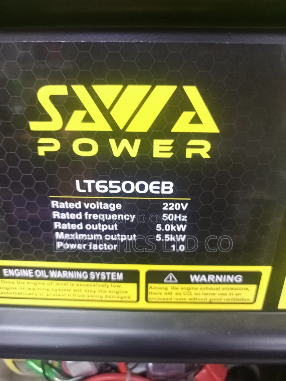 Sawa Power LT6500EB 5.5kva Gasoline Generator