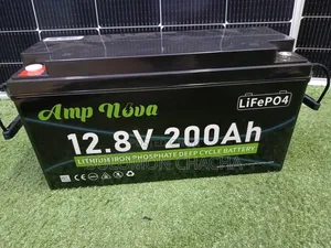 Amp Nova 12.8V 200ah Lithium Phosphate Deep Cycle Battery