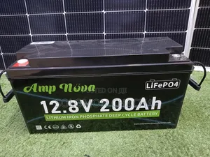 Amp Nova 12.8V 200ah Lithium Phosphate Deep Cycle Battery