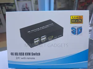 KVM SWITCH - 2 Hdmi Usb Keyboard and Mouse 2 PC to 1 Monitor