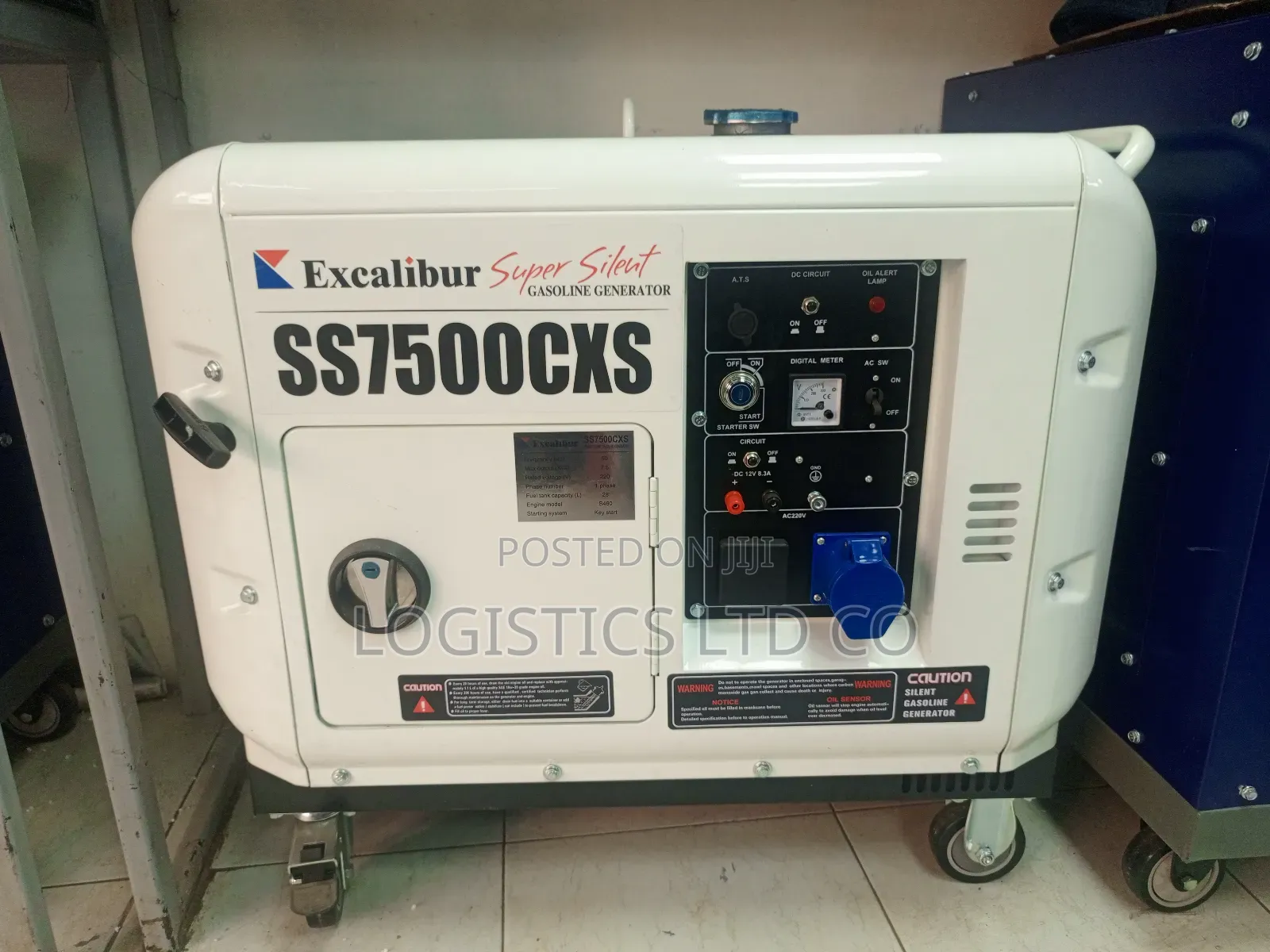 Excalibur Super Silent Ss7500cxs 7.5kva Gasoline Generator