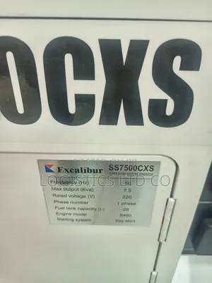 Excalibur Super Silent Ss7500cxs 7.5kva Gasoline Generator
