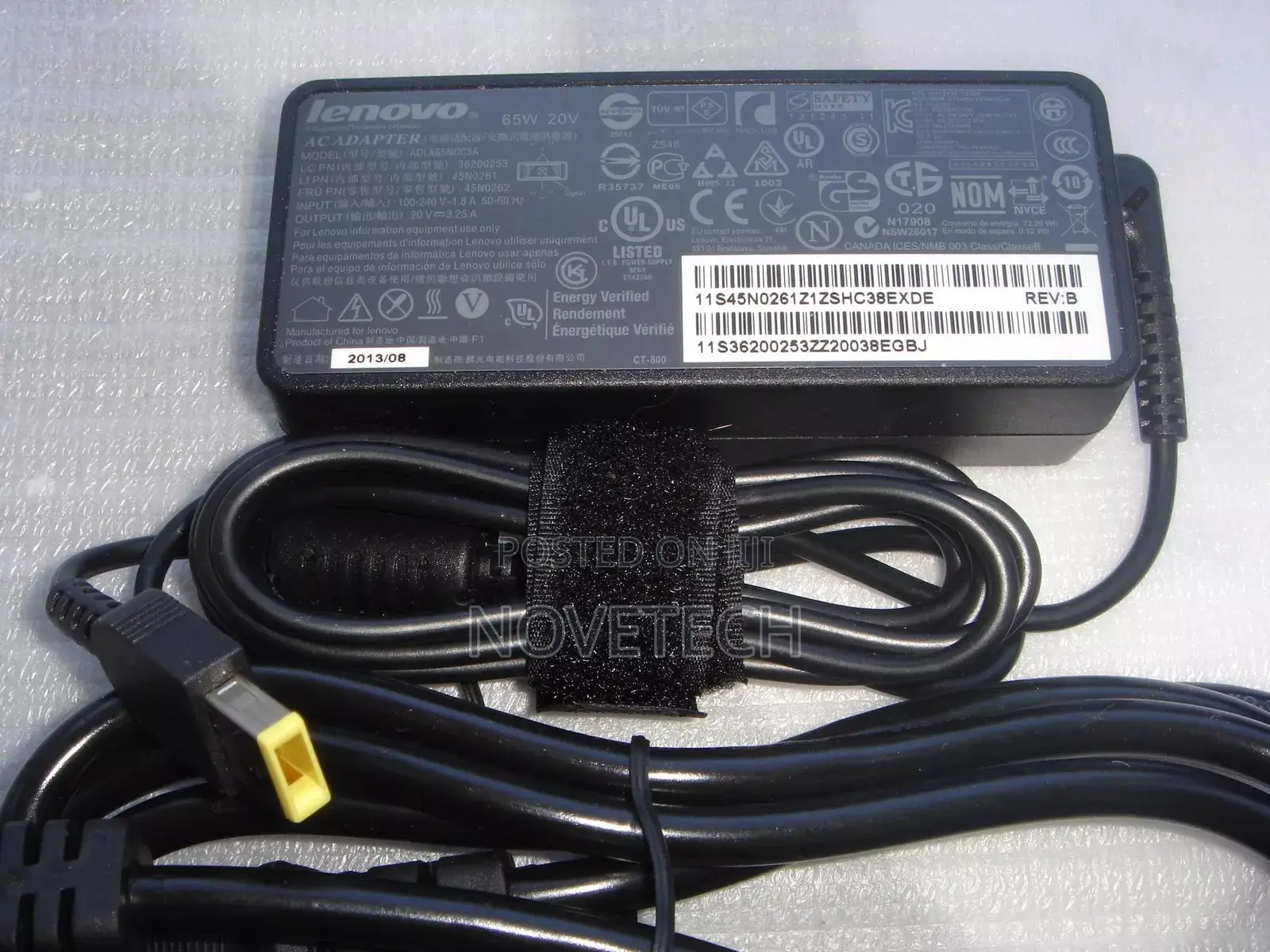 Original Lenovo Usb Adapter Charger 65W