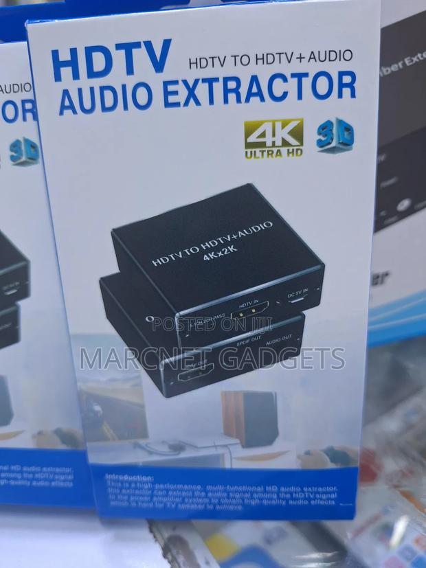 Audio Extractor Hdmi to Hdmi+Aux+Optical 3 Mode Pass 2.0/5.0
