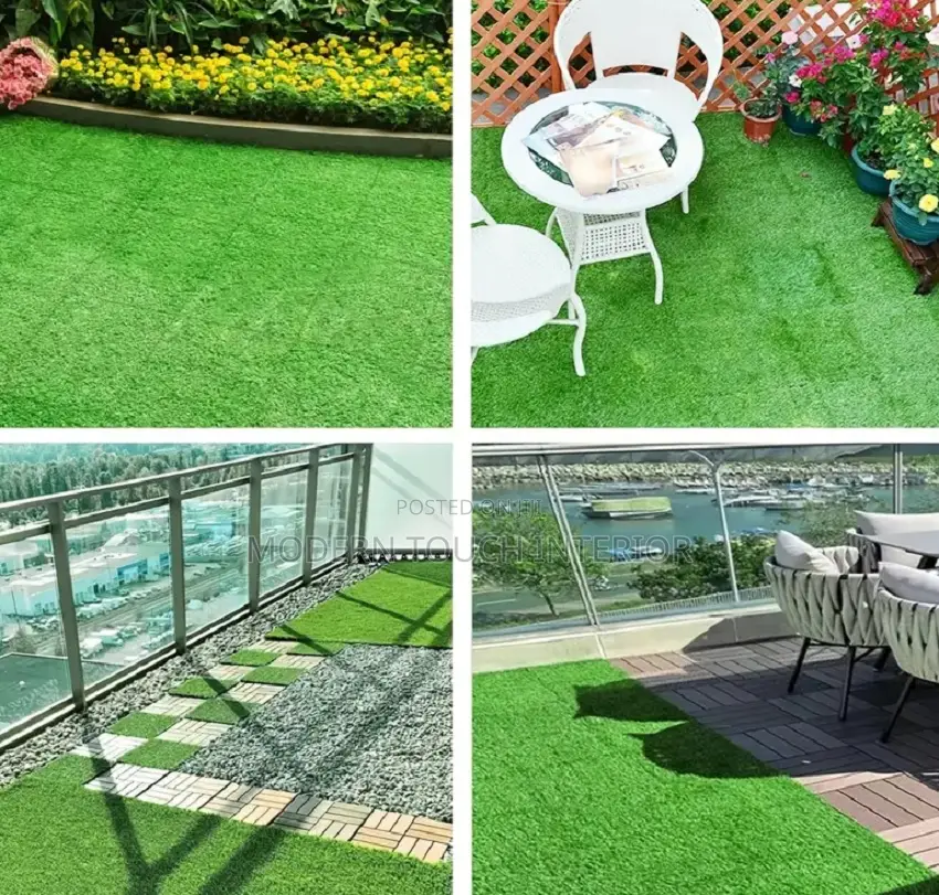 Soft Green Artificial Grass Carpet