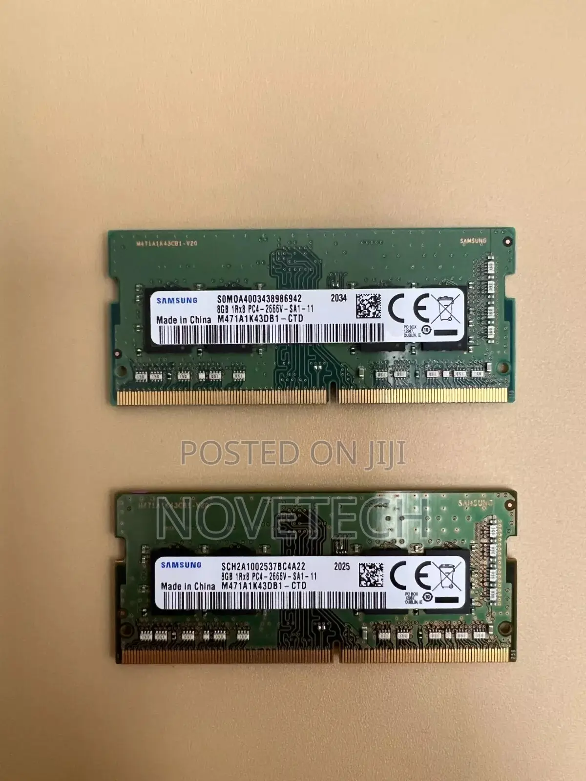 Samsung 8gb Ddr4 2666 Pc4 1rx8 Sodimm Laptop RAM