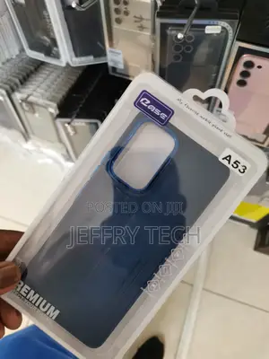 GALAXY A53 Puloka Genuine Leather Case -Blue-