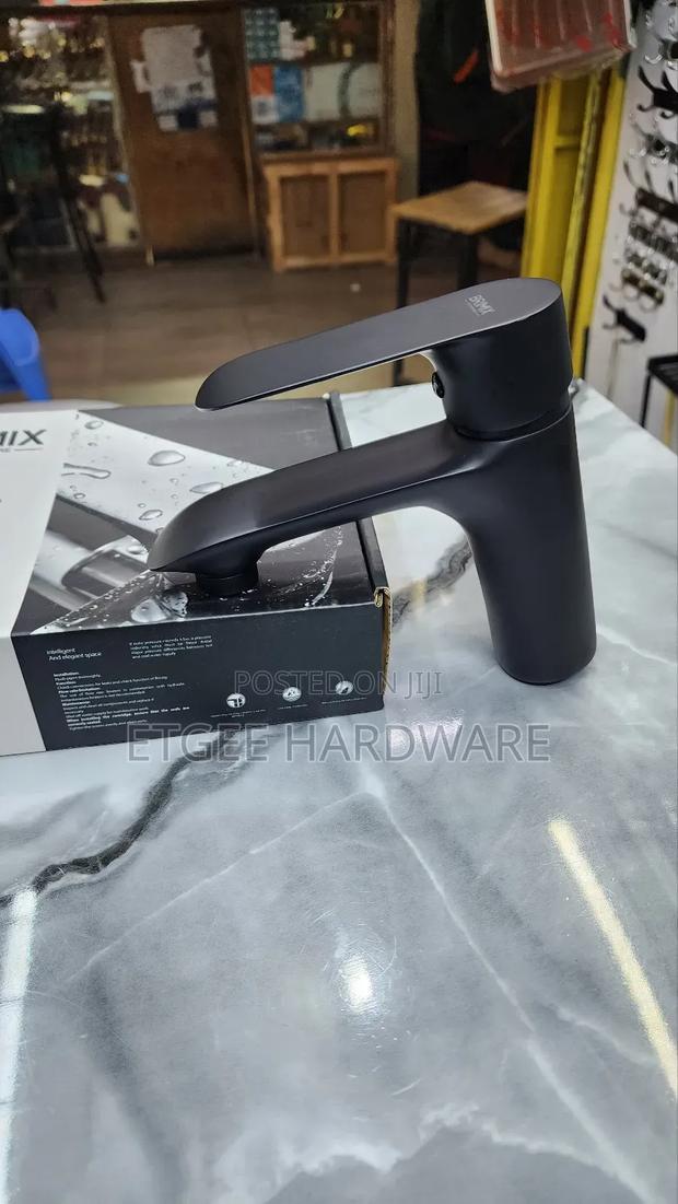 Brimix Black Basin Mixer -Brass