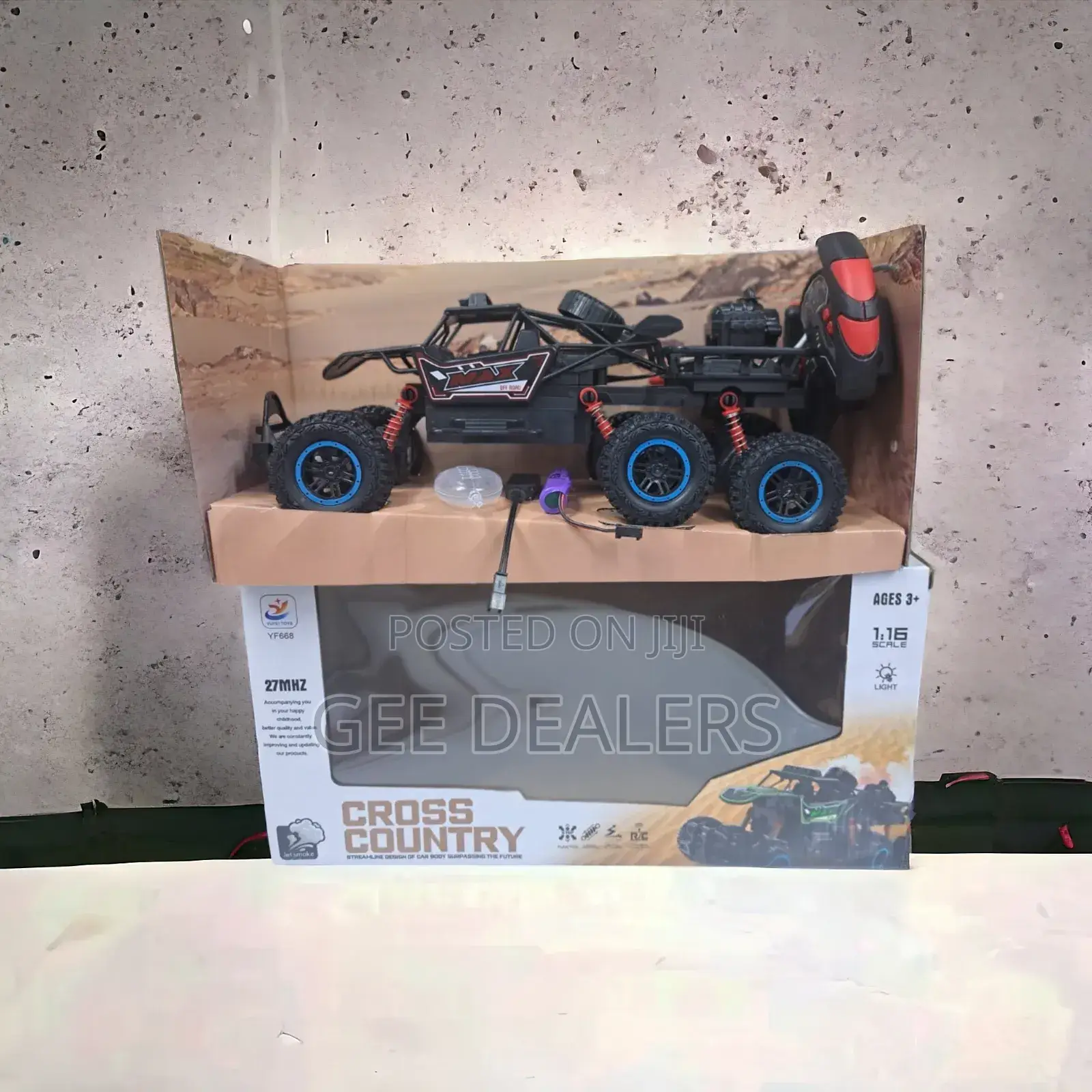 Remote Control Monster Truck, Off-Road Truck With Smoke