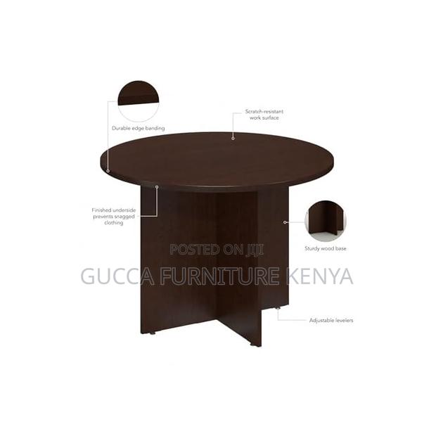 Conference Table: 4 Ft Round Mini-Conference Office Table - thumbnail 5