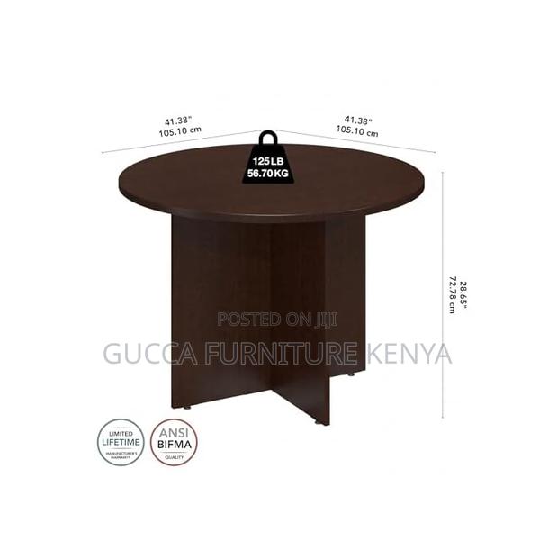 Conference Table: 4 Ft Round Mini-Conference Office Table - thumbnail 6