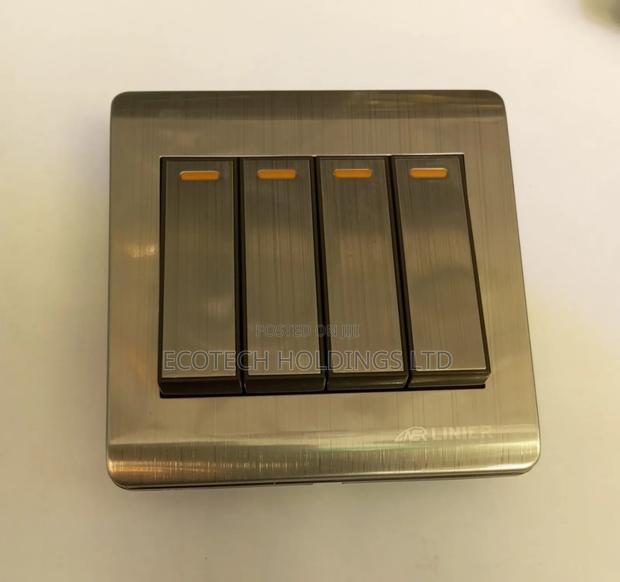 Executive 4 Gang 2 Way Switches(Gold)Daj4