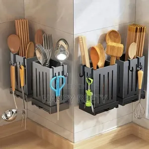 Wall Mounted Perforated Plastick Spoon,Chopstick Holder