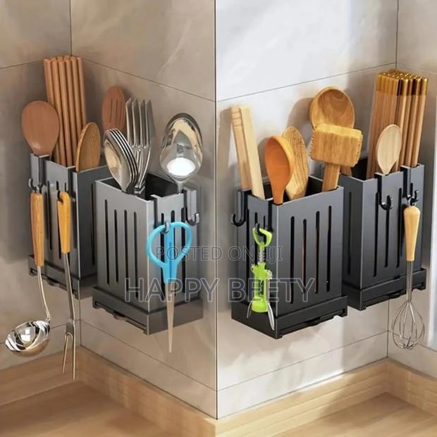 Wall Mounted Perforated Plastick Spoon,Chopstick Holder