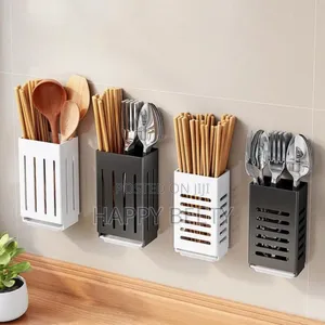 Wall Mounted Perforated Plastick Spoon,Chopstick Holder