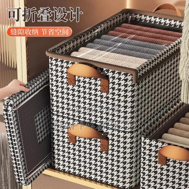 Non-Woven 7 Grid Wardrobe Clothes Organizer - thumbnail 4