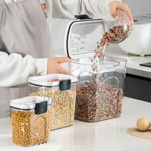 4pcs Airtight Storage Containers With Spoons