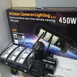 2-in-1 Functionality 450w 4g CCTV Solar Street Light At