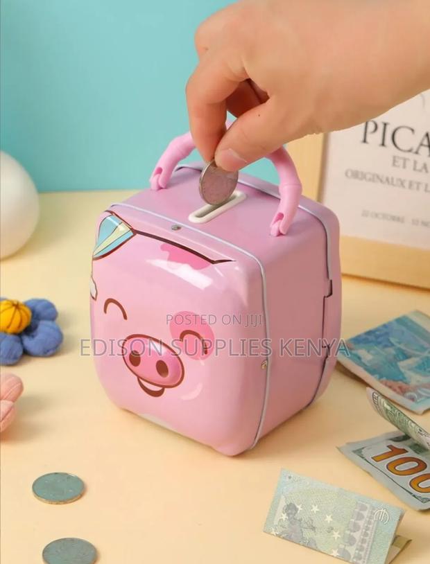 Piggy Bank Child Savings Lockable Piggie Bank Child Saving - thumbnail 3