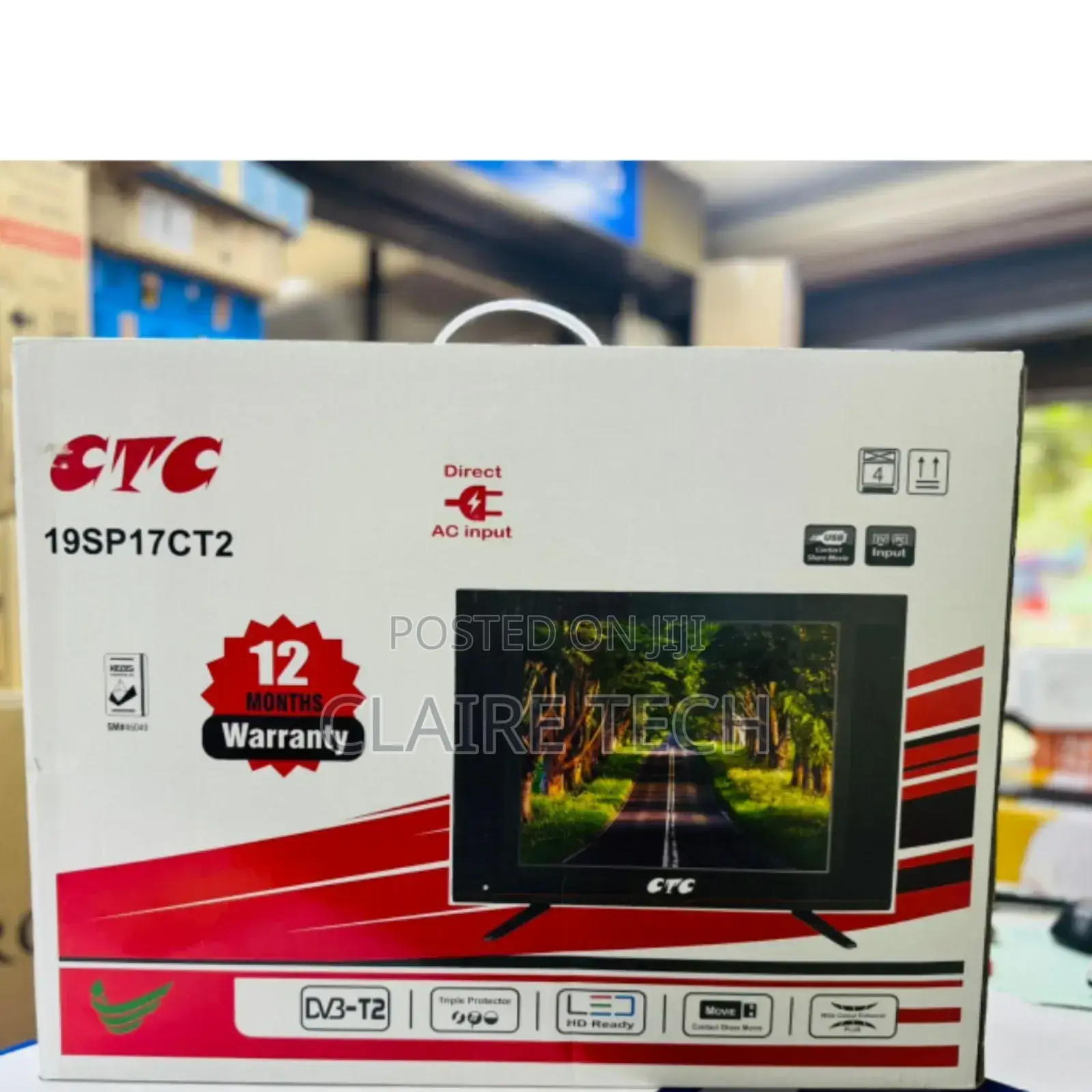 New CTC 19 Inches Digital Tv 19SP17CT2
