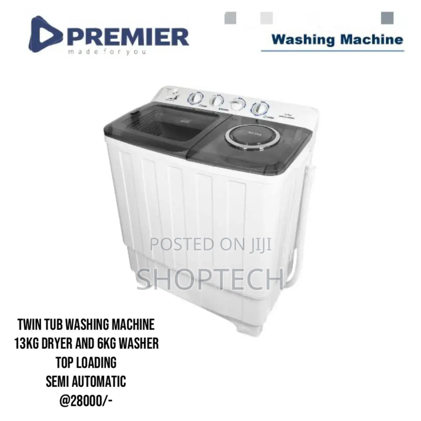 Twin Tub Washing Machine 13kg