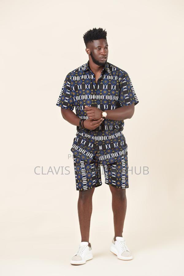Matching Kitenge Shirt and Matching Adult Short