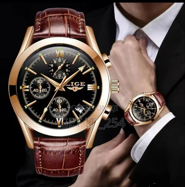 #Restocked Lige Chronograph Gents Watch - main view