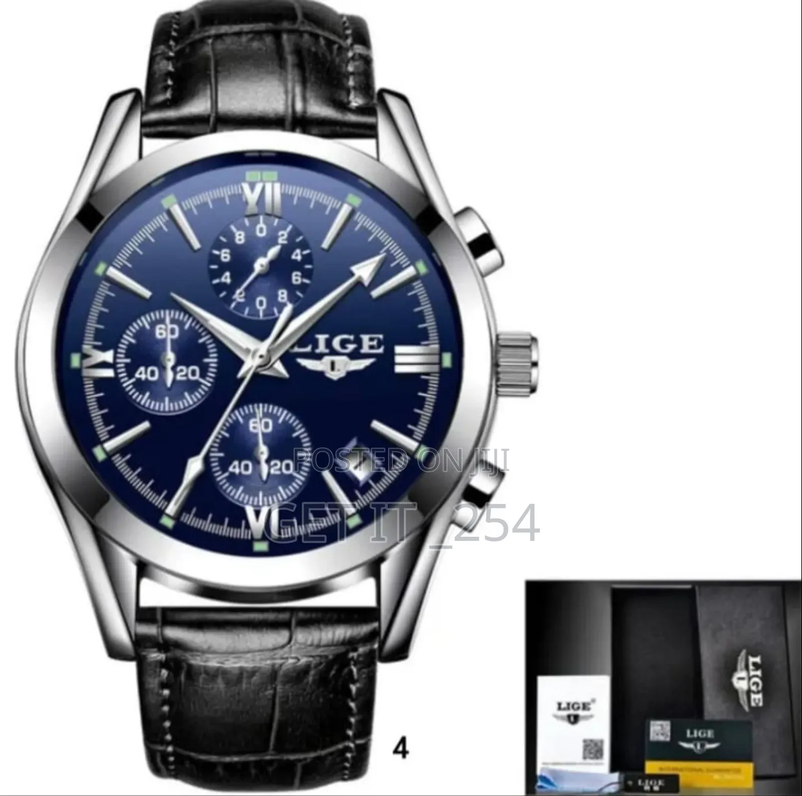 #Restocked Lige Chronograph Gents Watch