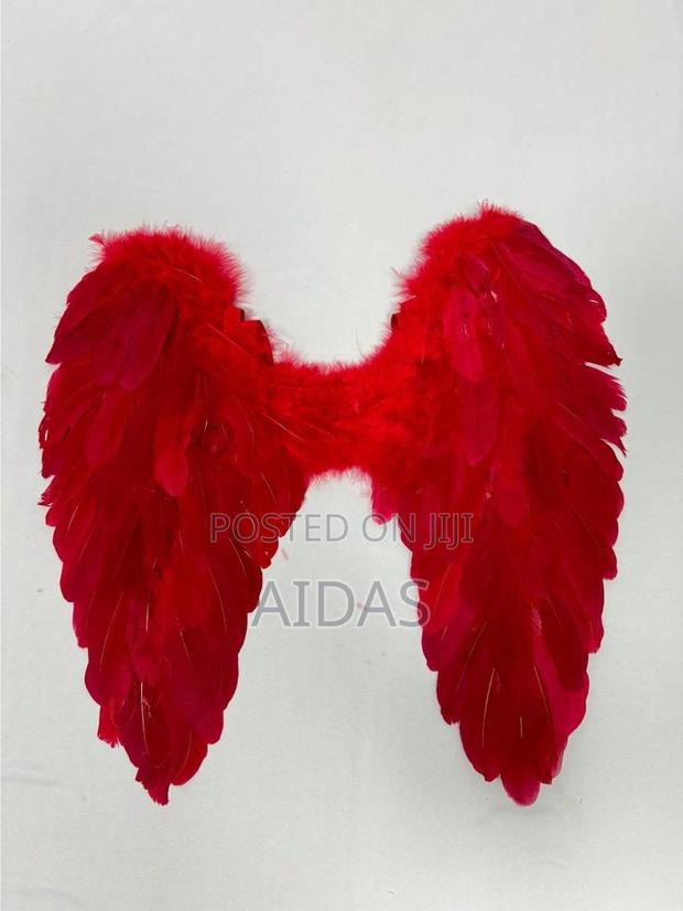 Red Devil Wings and Horns Haloween Costumes - main view