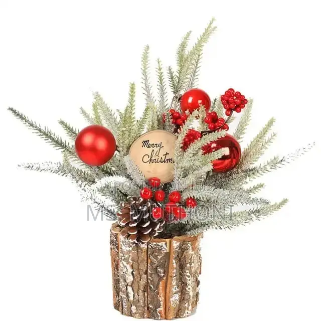 1pcs Tabletop Exquisite Mini Christmas Tree Stump