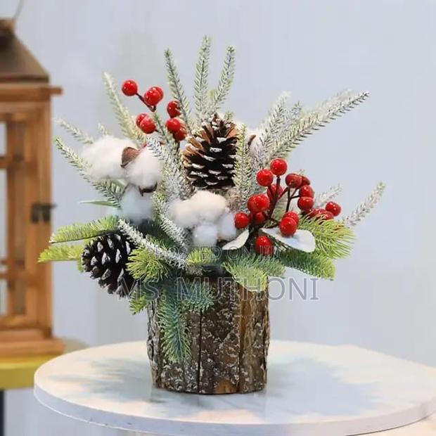 1pcs Tabletop Exquisite Mini Christmas Tree Stump - thumbnail 9