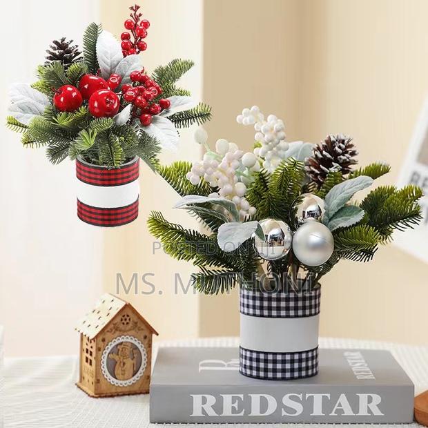 1pcs Tabletop Exquisite Mini Christmas Tree Stump - thumbnail 4