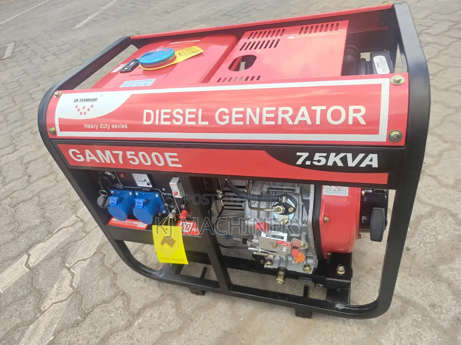 GAM Diesel Generator 7.5kva Heavy Duty Powerful