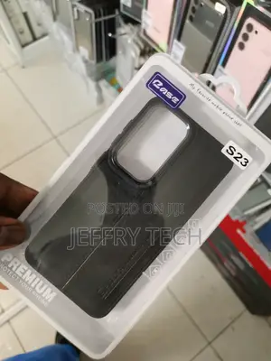 Puloka Original Leather Case for S23 -Black