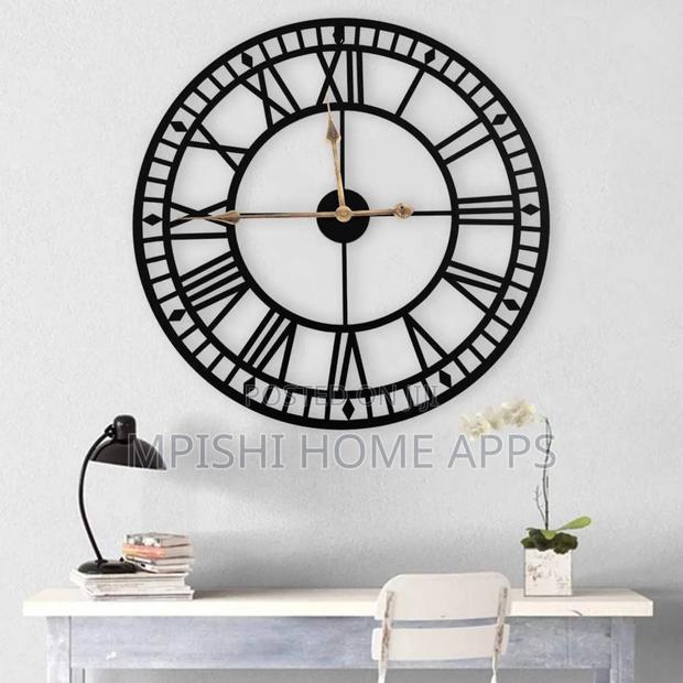 Large Numerals Wall Clock 60cm