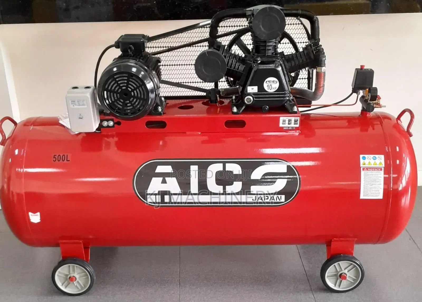 Aico 500l Air Compressor Three Phase.