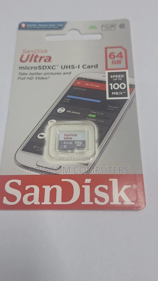 64gb Sandisk Memory Card - thumbnail 2
