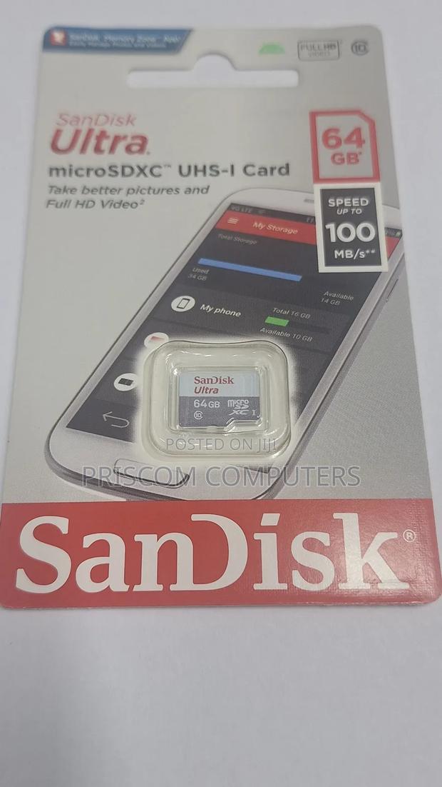 64gb Sandisk Memory Card - thumbnail 3