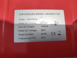 Diesel Engine Generator 7.5kva Powerful.