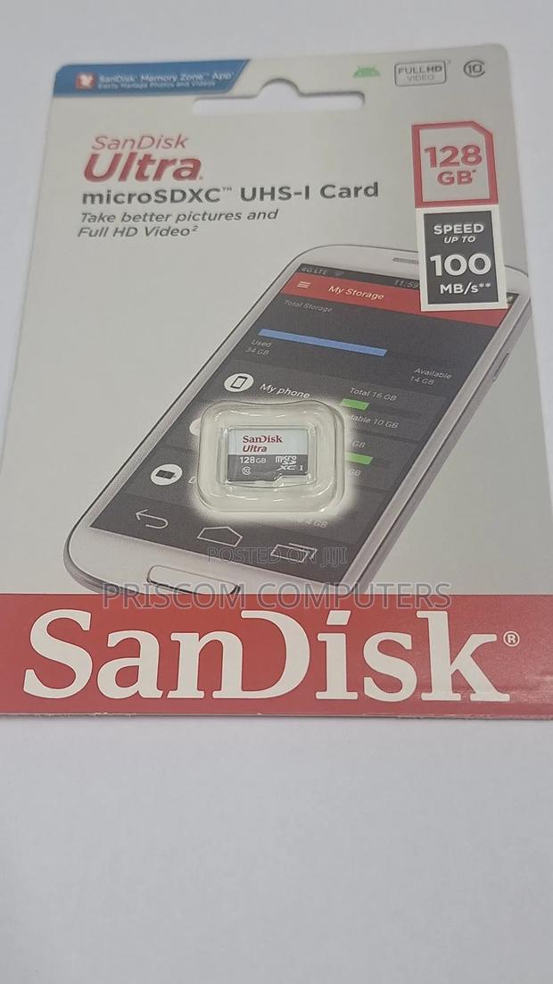 128gb Sandisk Memory Card - thumbnail 3