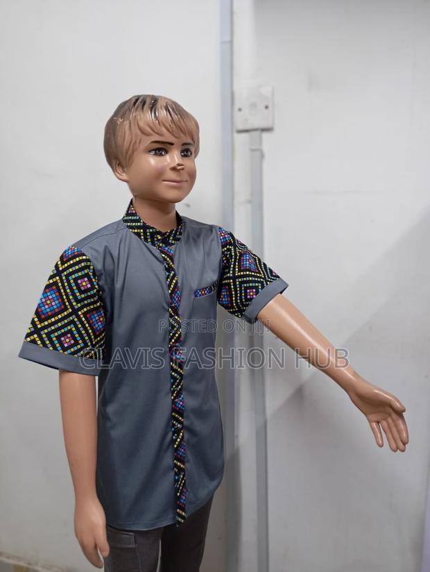 Young Kids Grey Shirts - thumbnail 2