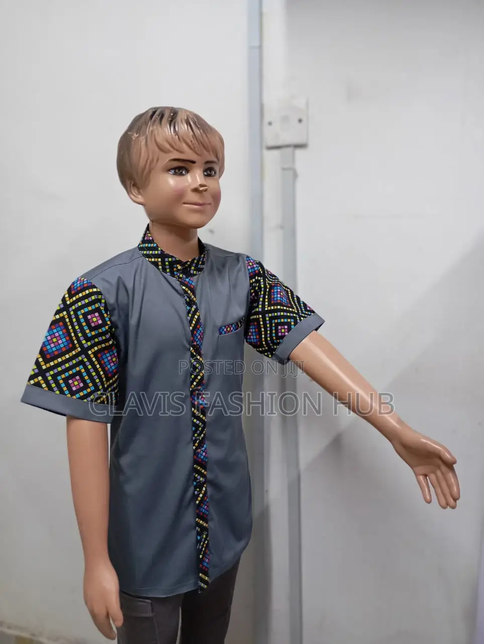 Young Kids Grey Shirts