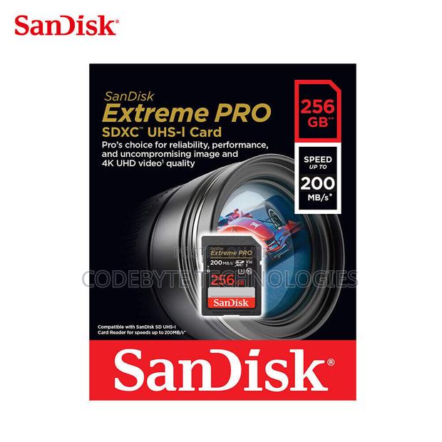 Sandisk SDXC Extreme PRO 200mb/S 256gb - main view