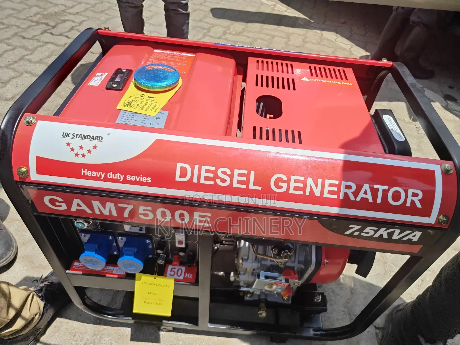 Diesel Generator 7.5kva Without ATS