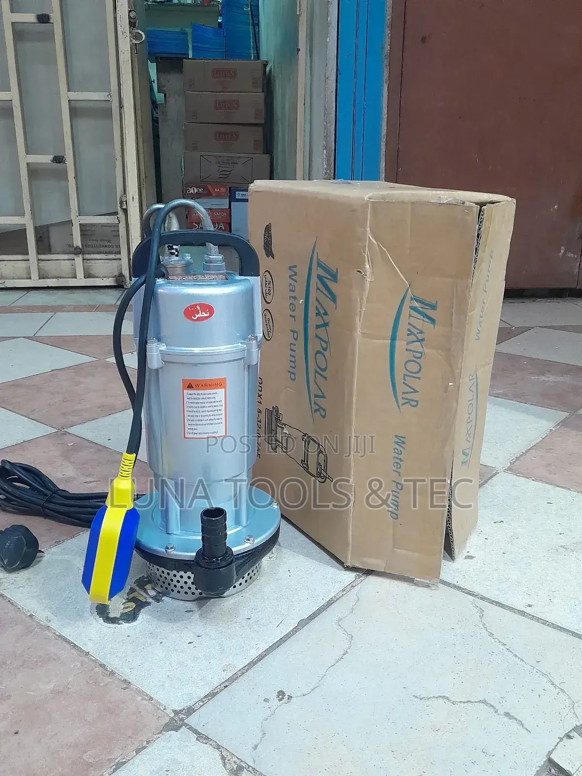 Quality 1hp Maxpolar Submersible 1hp/750w Pump.
