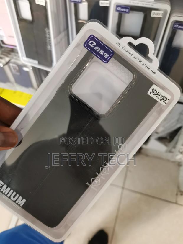 Puloka Leather Case for Tecno Spark 10 Pro -Black - thumbnail 3