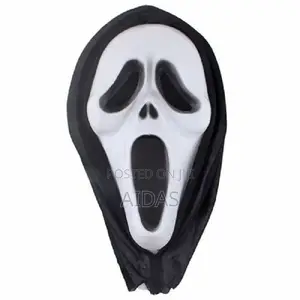 Halloween Hooded Cape Cloak and Spooky Mask